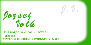 jozsef volk business card